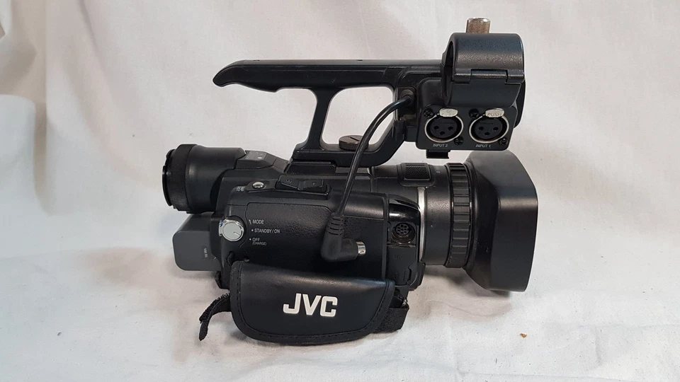 JVC GY-HM100E Professional Camera Camcorder HD Dual SD card Slot TESTED BUNDLE - Image 4 of 4
