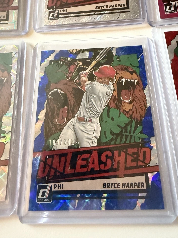 Panini Donruss Unleashed Bryce Harper Rainbow 2021. /149/249/349/999 ¡y más! Foto 3 de 4
