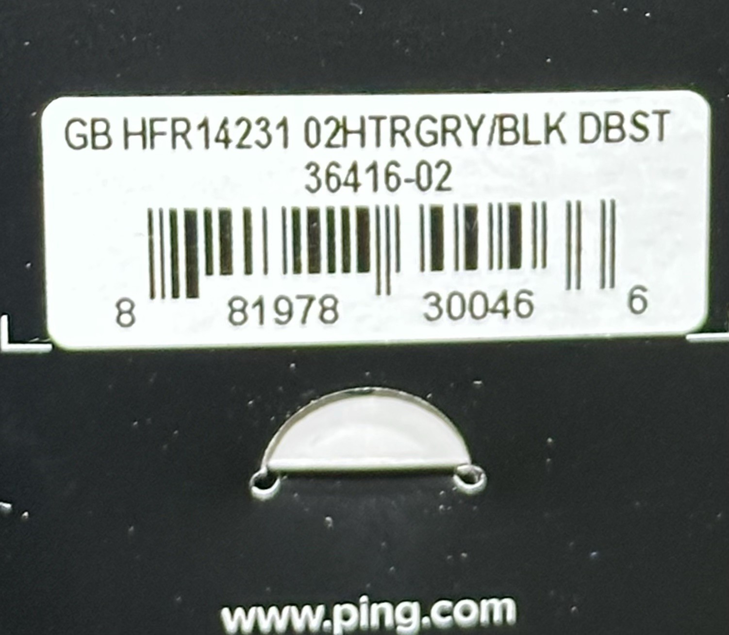 Hoofer 14 2023 Stand Bag, Heather Grey - PING Golf