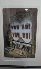 The electric cinema - Birmingham - lino print - Mike Allison