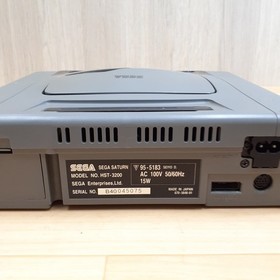 Japanese SEGA SATURN Console bundle with 2 controllers & 5 Games tested working