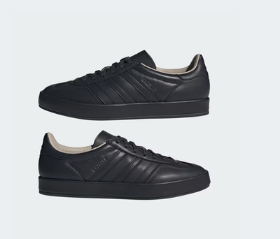 NEW Men's Adidas Gazelle Luxe Indoor Leather JH5415 Shoes Black