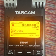 TASCAM DR-07 Portable Digital Audio Recorder classroom lecture meeting interview