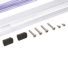 KASON 401SA6064284F Strip Curtain 38"x78" Vinyl