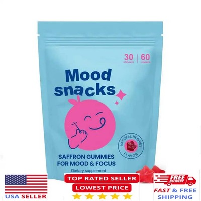 Mood Snacks - Focus & Calm Gummies for Kids & Teens - Chewable Gummy Supplement*