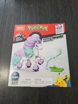 Mega Construx Pokemon Galarian Ponyta Power Pack 64 Piece Building Toy Set New