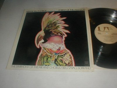 Heitor Villa Lobos FOREST AMAZON United LP SHRINK 1971 Brazil Classical Guitar