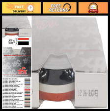 Custom 1/2" Dual Color Pinstripe Tape - Black/Red - 150ft Auto Trim Stripes