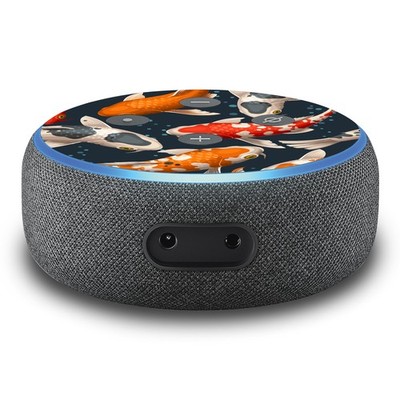 2er Set Aufkleber Koi passend für Alexa Echo Dot Gen.3 Assistant R137-26