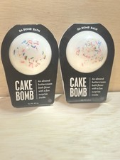 Lot 2-Da Bomb Bath Fizzers Cake Bath Bomb, 6.5 oz Ea- Sealed