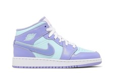 Air Jordan Air Jordan 1 Mid GS 'Purple Pulse' 554725-500 Kids Shoes