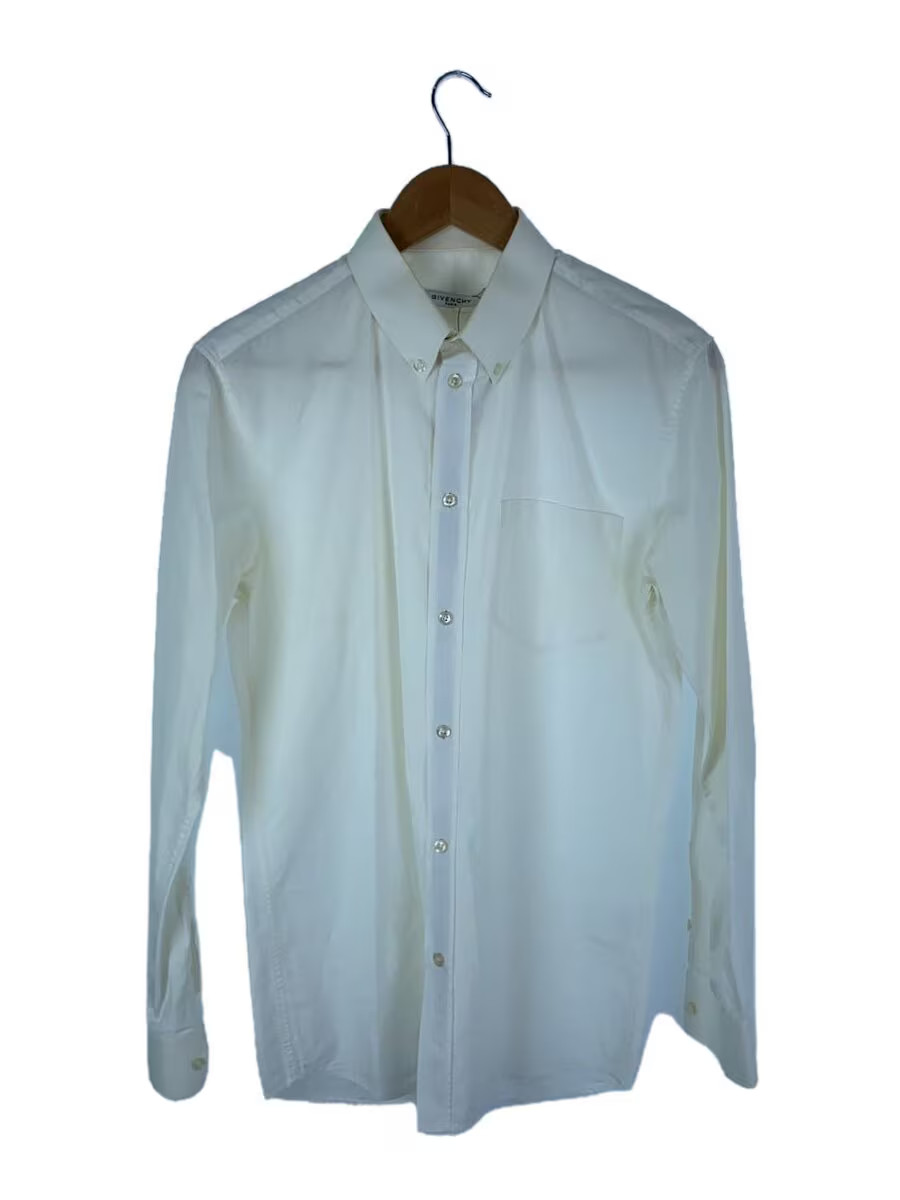 GIVENCHY Long Sleeve Shirt Cotton WHT 17f 6203 300