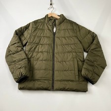 GAP FACTORY ColdControl Relaxed Puffer Jacket Men's Size S Olive Night