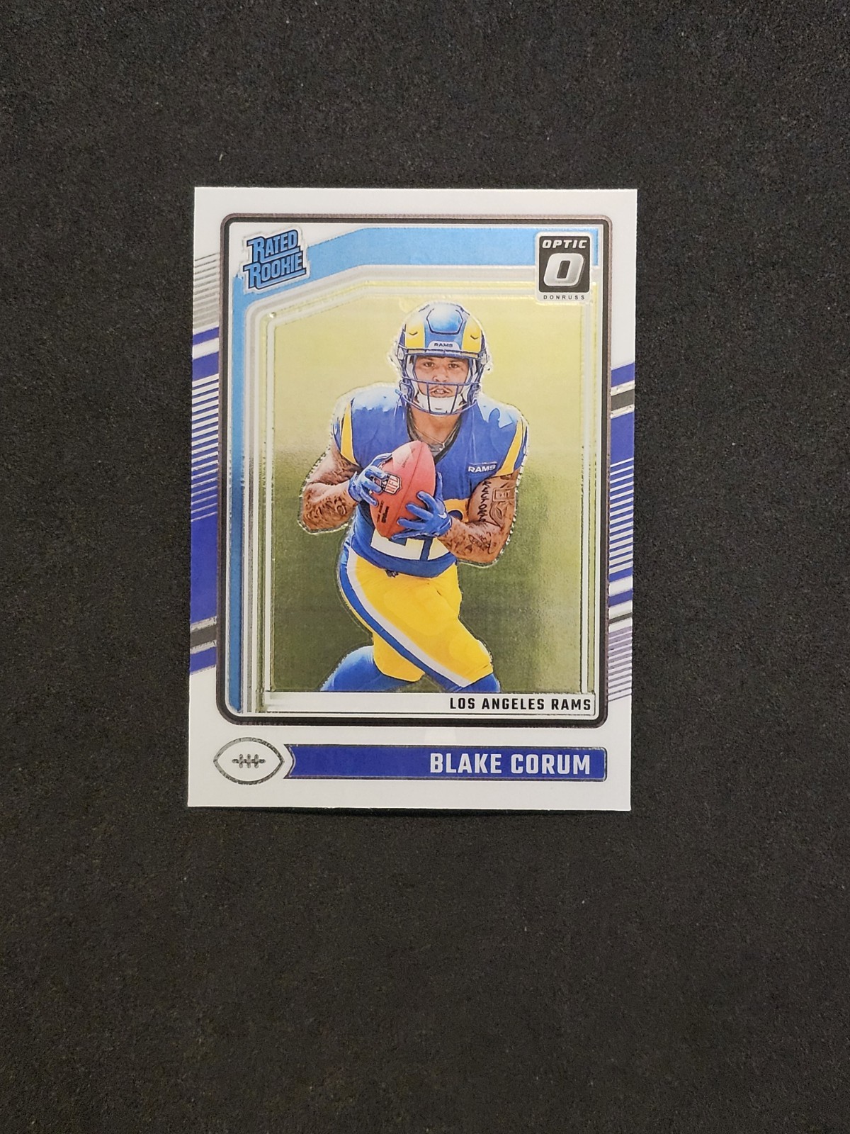 2024 Panini Donruss Optic Blake Corum (RC) #208 Los Angeles Rams