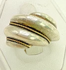 STUNNING .925 Vintage Sterling Silver Estate Ring Size 6.75