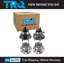 TRQ Wheel Hub Bearings Assembly Set Front & Rear Fits Lexus