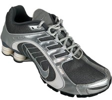 Nike Shox Navina Sparkle Womens Gray Silver S...