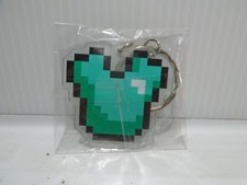 SMALL COLORFUL SQUARES ABSTRACT ACRYLIC 2" KEY CHAIN KEYRING CHARM NIP UNBRANDED