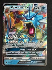Gyarados GX  18/111 Full Art Crimson Invasion Sun & Moon Holo Pokemon card NM