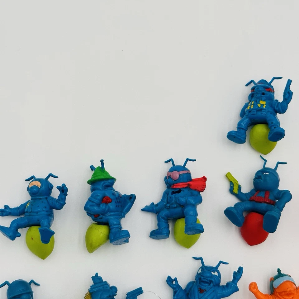 Lote de 19 figuras vintage Hasbro Army Ants Orange & Blue Team 1987 Foto 2 de 4