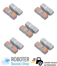 5x Universal Kabelverbinder 2-polig Kabelklemme Schnellverbinder 3D-Drucker CNC