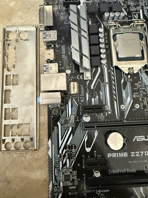 ASUS Prime Z270-A Motherboard Combo- USED- With Intel I7-7700- W/io