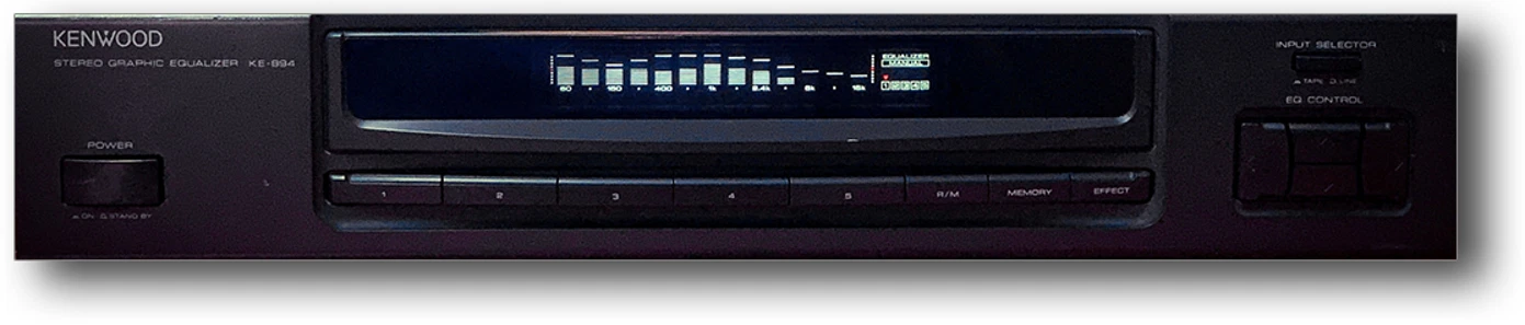 Kenwood KE-894 🌈RaRe🌈 Digital Vintage Stereo Equalizer - Picture 7 of 7