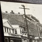 Richfield Springs NY West Main Street Advertising Mobilgas Clock New York RPPC — photo 10