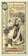 2023 New Hampshire 5 Goldback (Veritas, Truth)