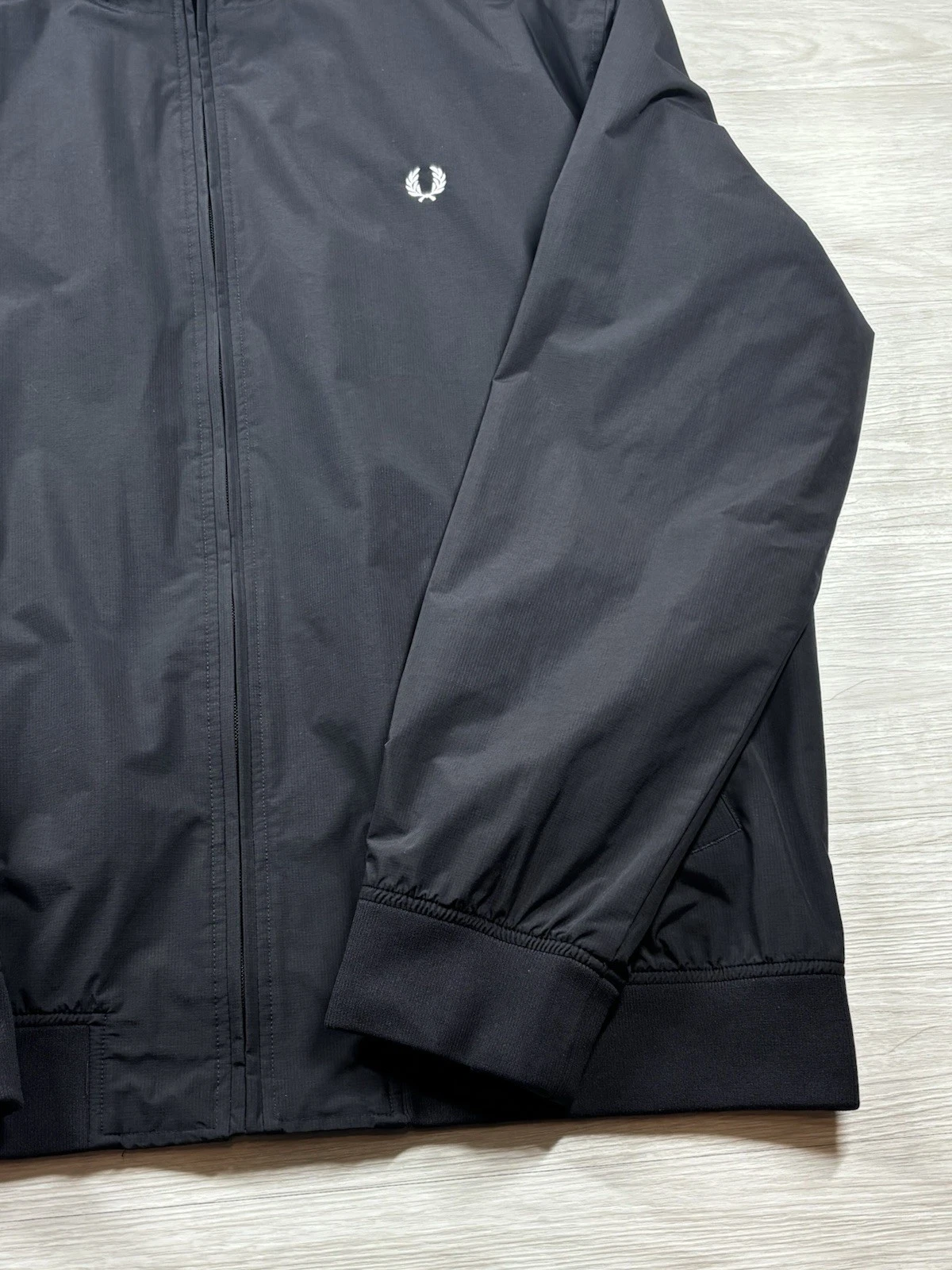 Fred Perry Men’s Brentham Jacket XXL Black Pre Owned Very Good Condition image 8