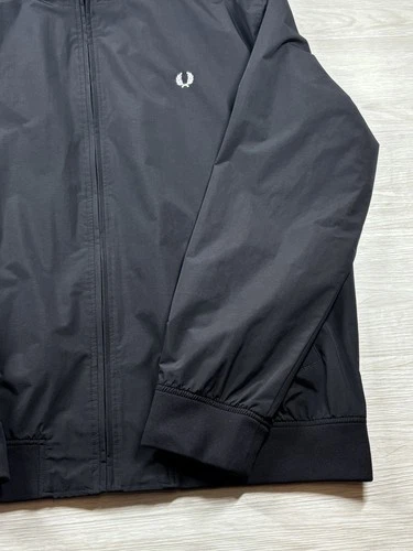 Fred Perry Men’s Brentham Jacket XXL Black Pre Owned Very Good Condition image 8