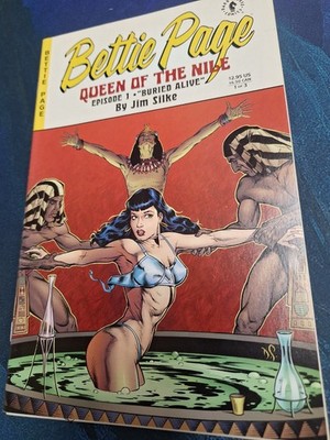 Bettie Page ~ Queen of the Nile #1 - 3 ~ Dark Horse 1999 ~w/TPB.            