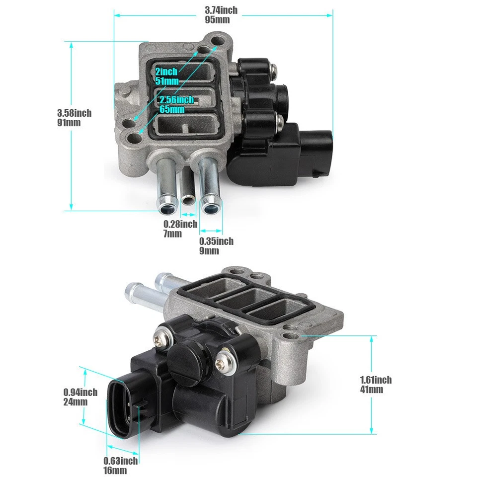 NEW Idle Air Control Valve 36460-PAA-L21 for 1998-2002 HONDA ACCORD= - Image 2 of 4
