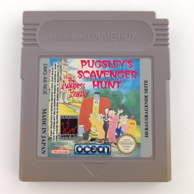 Nintendo Game Boy Classic: The Addams Family Pugsleys Scavenger Hunt - (PAL NOE)
