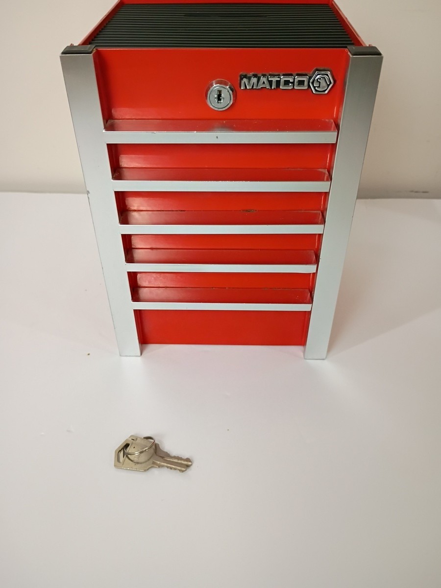Matco Mini Tool Box Bank Promotion Orange With Keys