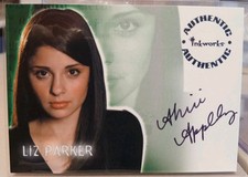 Roswell Season 1 Shiri Appleby Autograph Card A2 as Liz Parker 2000 Inkworks 