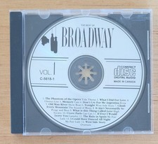 The Best of Broadway Volume One CD Very Good