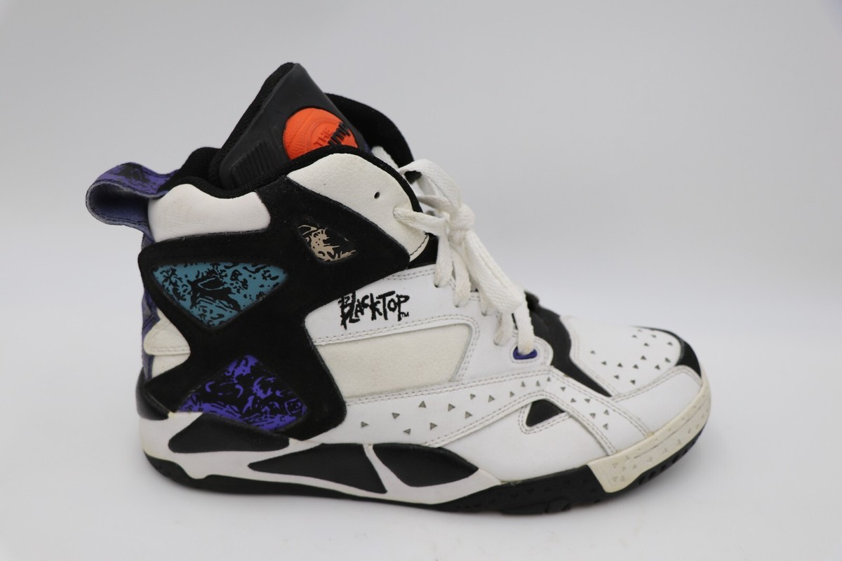 Exc Reebok Pump Blacktop Battleground White/Black/Teal Exc Reebok Pump Blacktop Battleground White/Black/Teal
