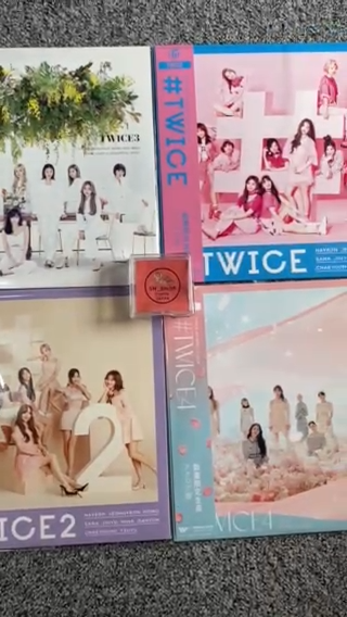 TWICE JAPAN DEBUT BEST ALBUM Color Vinyl #1-4 LP Analog Record Limited  Edition