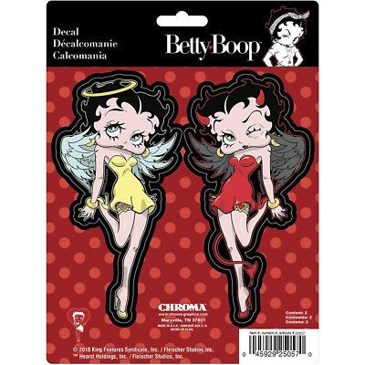 Betty Boop Angel and Devil Car Emblem Multi-Color | eBay