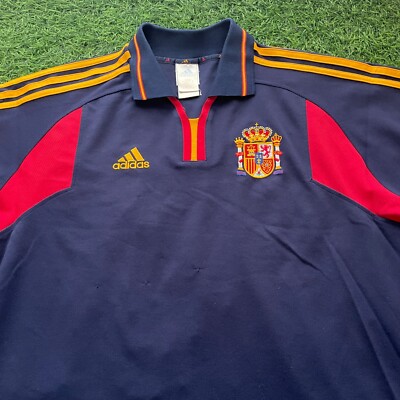 Spain 2000 / 2001 Official Away Jersey Shirt Kit - US L - Vintage