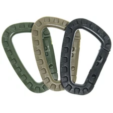 Tactical Carabiner  Super Strong Molded Polymer Carabiner