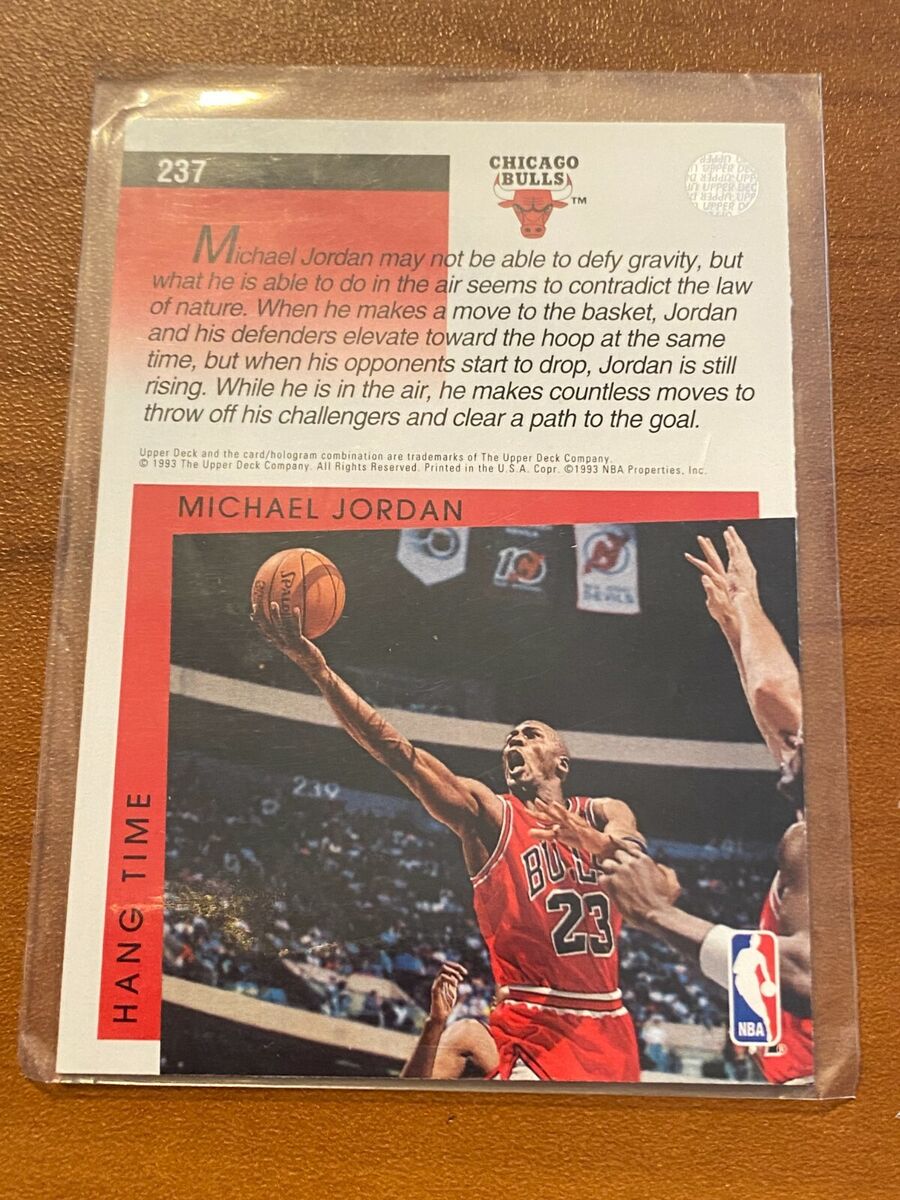 🏀 1993-94 Upper Deck Basketball #237 Michael JORDAN 🏀 1993-94 Upper Deck Basketball #237 Michael JORDAN