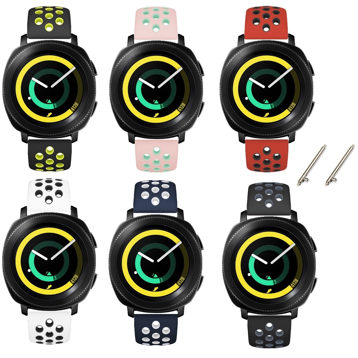 Silicone Sport Strap Watch Band For Samsung Gear S2 Classic Gear Sport  20mm