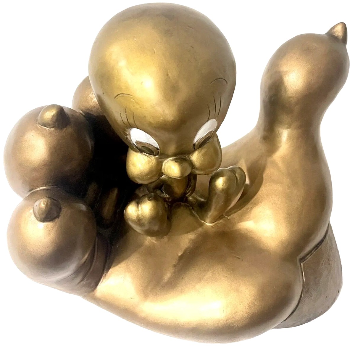 Large Tweety Bird in Sylvester Paw ~ Austin Sculpture 1998 Warner