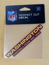 Washington Football Team 4" x 4" Team Logo Truck Car Auto Window Die Cut Decal