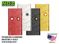 NDZ Glock 17 19  45 47 Gen 4-5 MOS Optic Slide Cover Plate Aluminum Aspis Cut