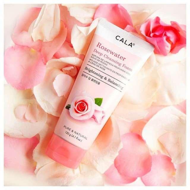 rosewater deep cleansing foam
