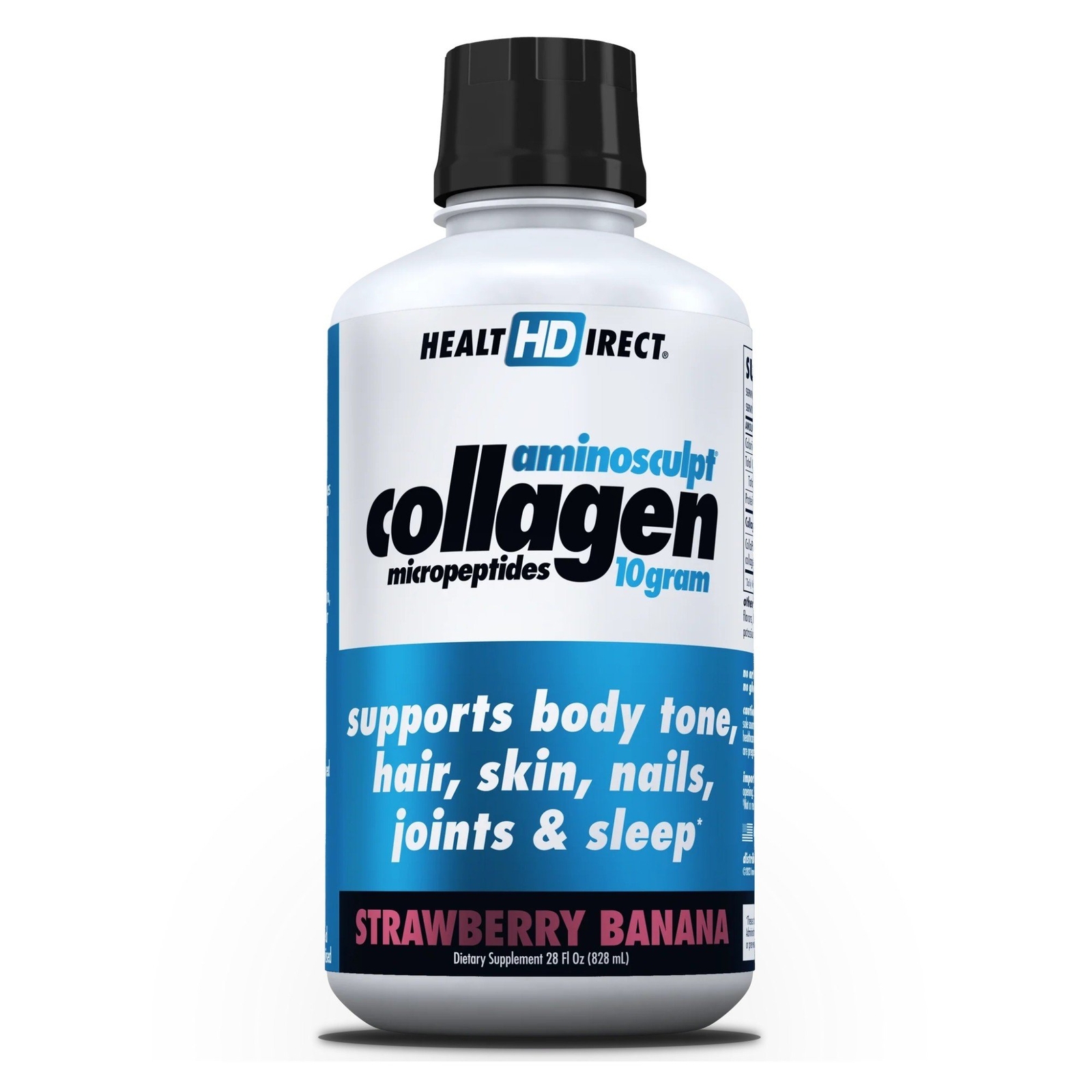 Health Direct AminoSculpt без сахара 10 грамм клубника банан 28 унций жидкость