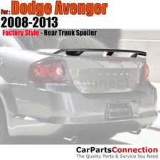 Painted ABS Rear Trunk Spoiler 3 Post For 08-13 Avenger SW1-PW1 STONE WHITE